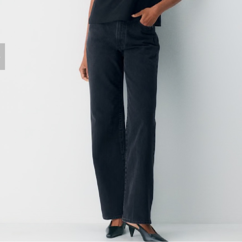 Aritzia Denim Forum Farrah Hi-rise Wide Jean